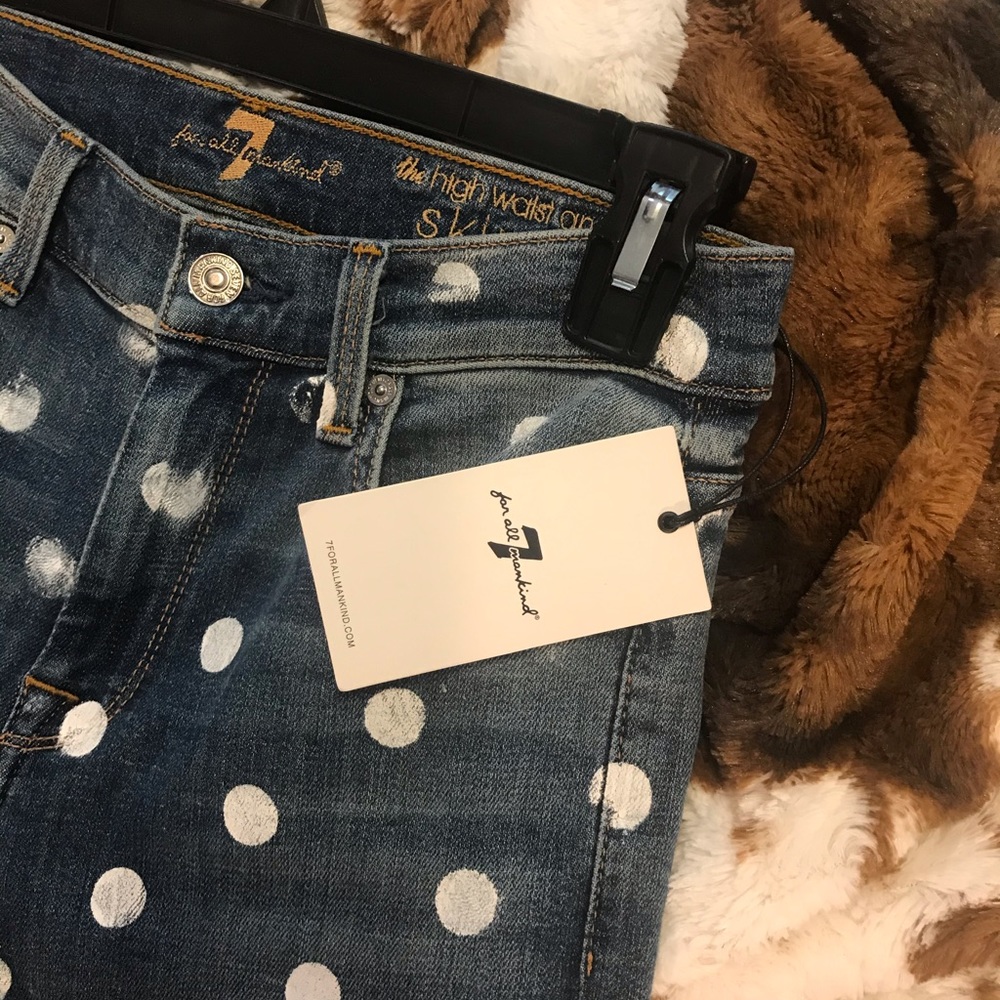 NWT 7 For All Mankind The High Waist Ankle Skinny - Picture 9 of 9